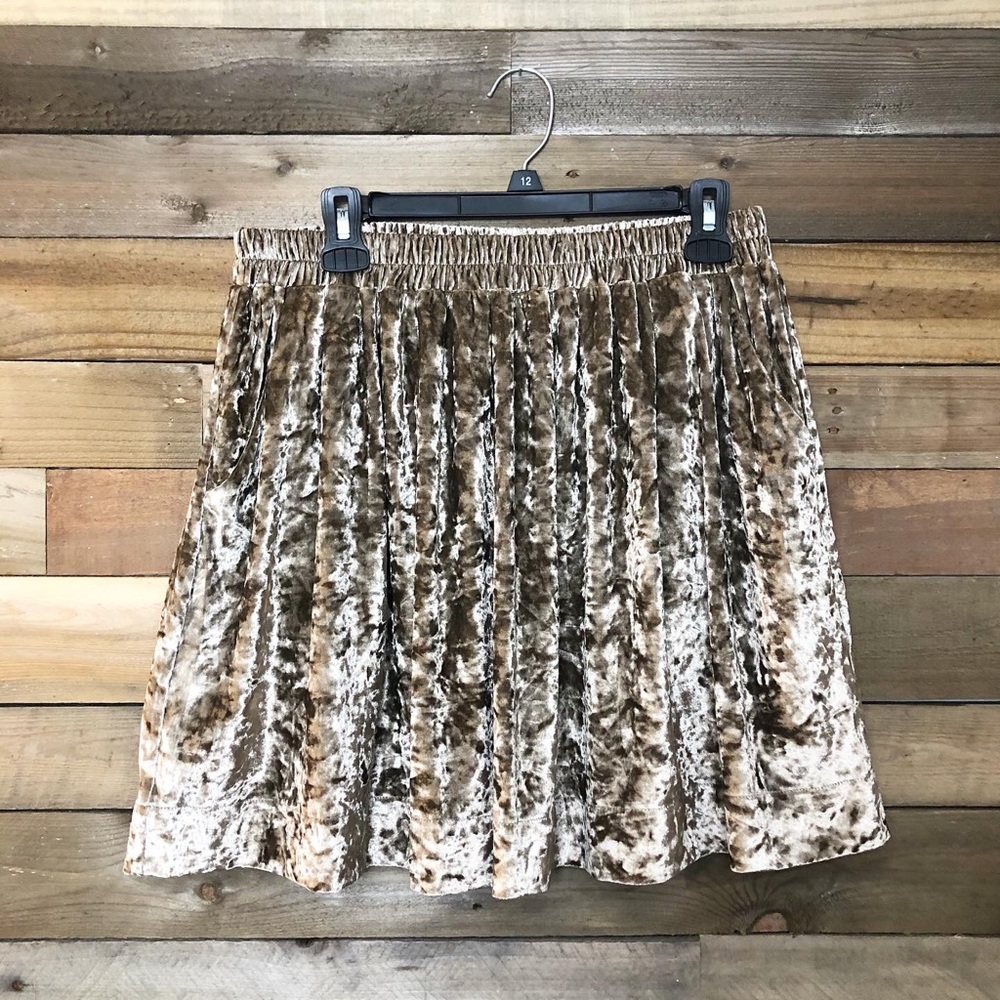 Charlie O Velvet Skirt